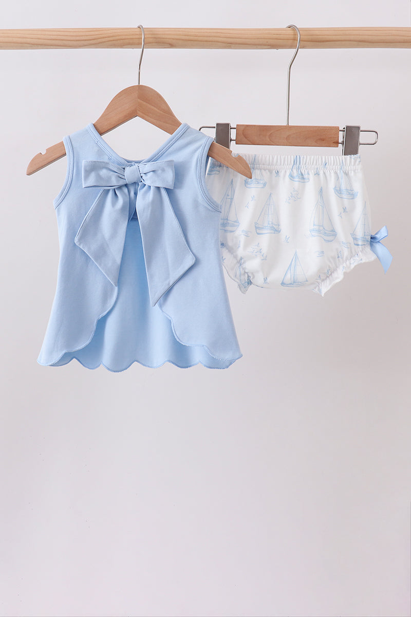 The Sail Boat Bloomer Set