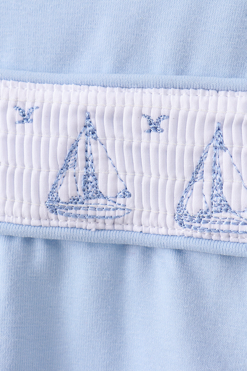 The Sail Boat Bloomer Set