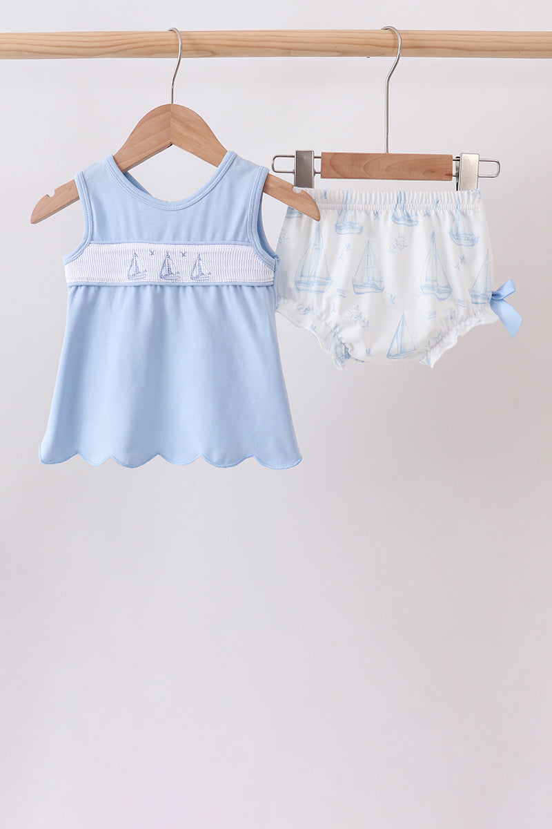 The Sail Boat Bloomer Set