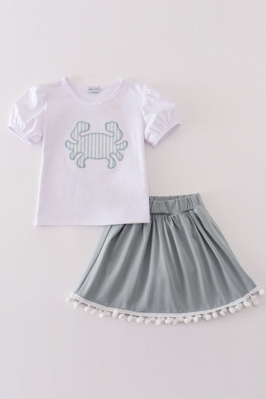 Coastal Crab Skort Set