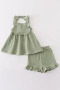 Seafoam Ruffle Set