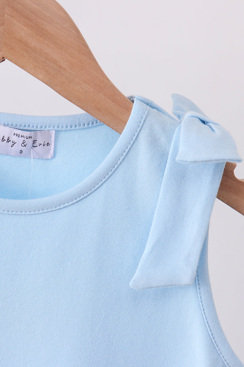The High-Tide Scalloped Bow Dress