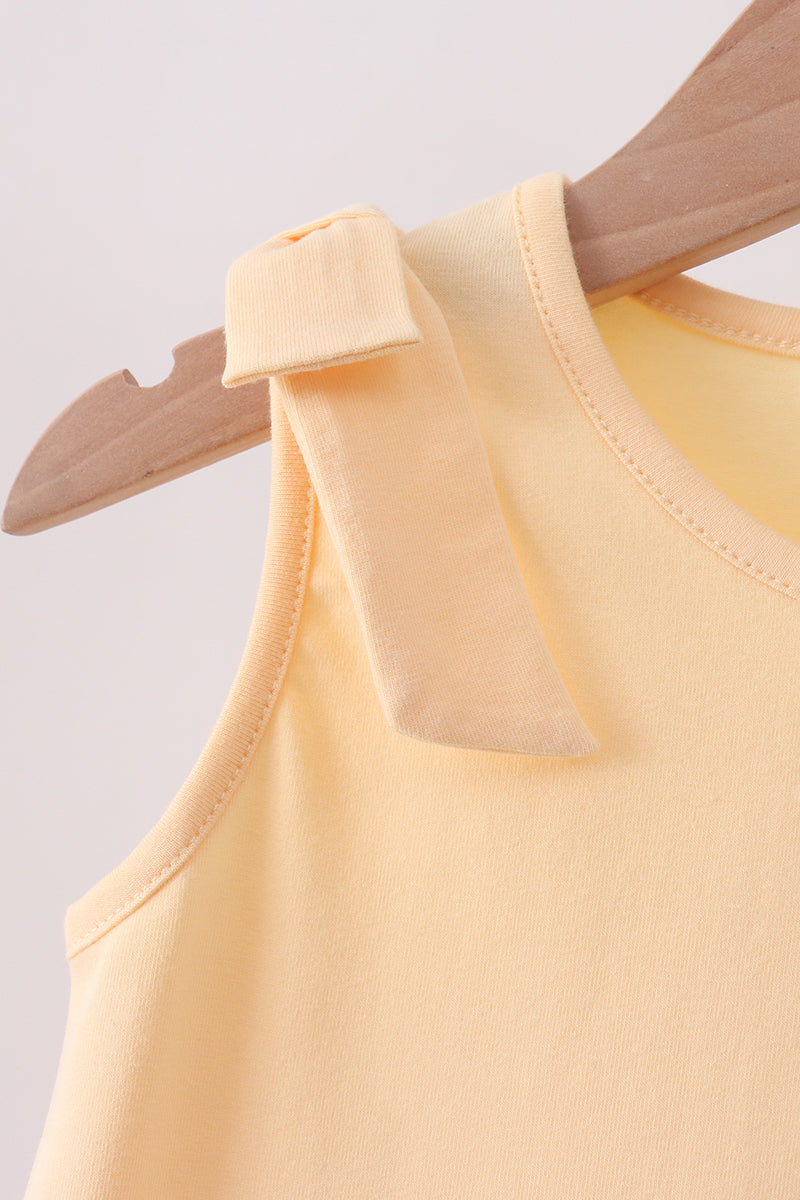 The Coastal Buttercup Bow Dress