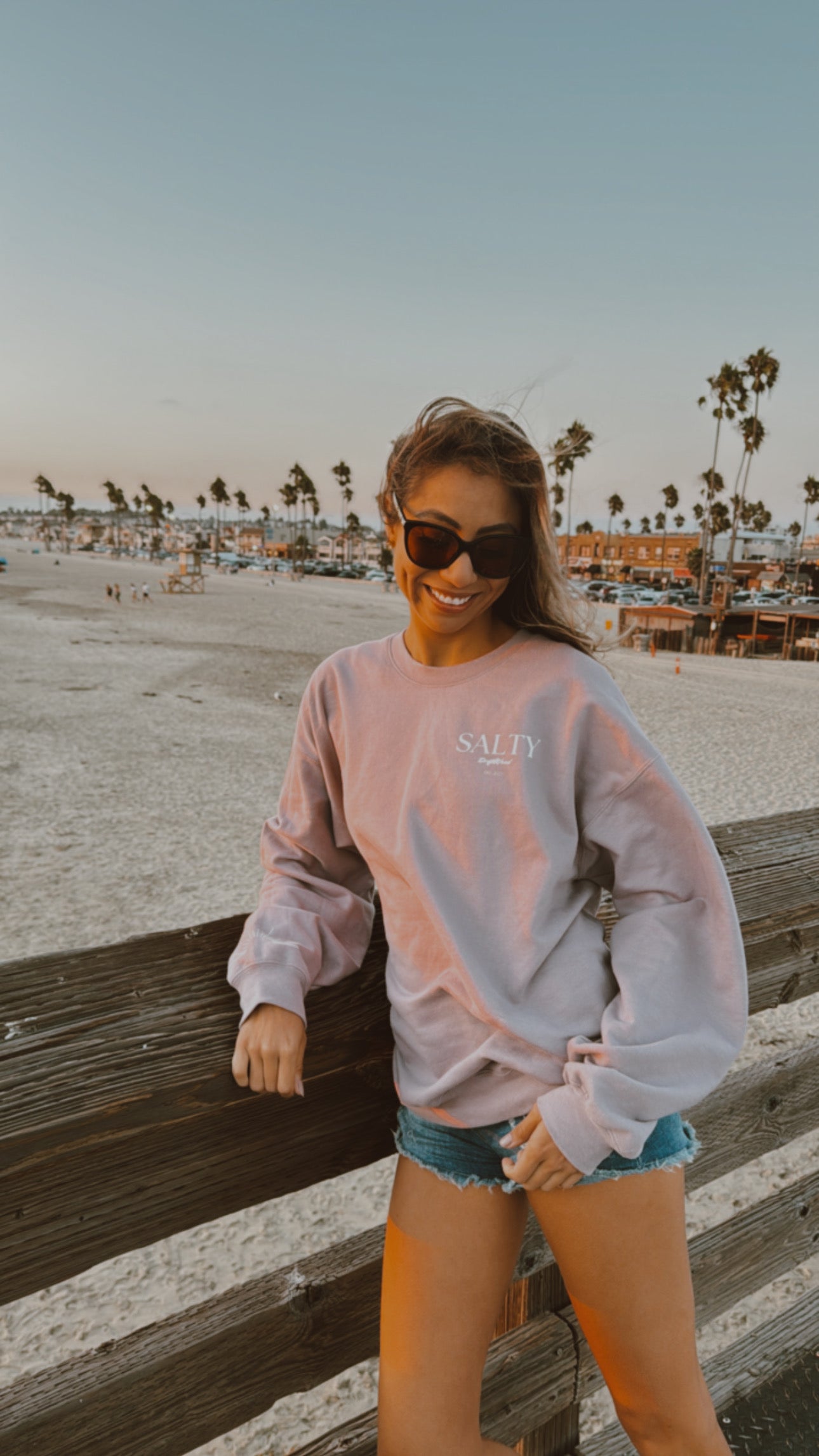 The Salty CrewNeck 2.0 Dusty Iris