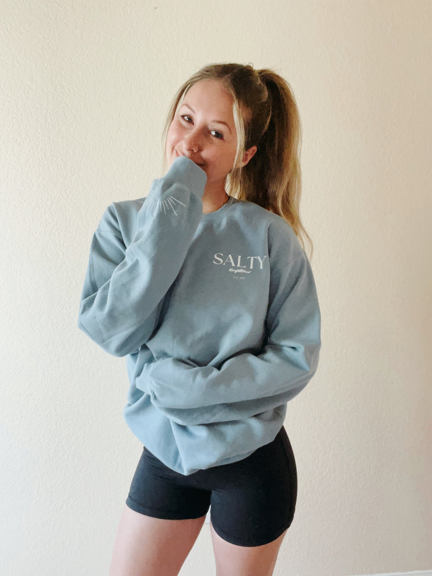 The Salty CrewNeck 2.0 Coastal Blue