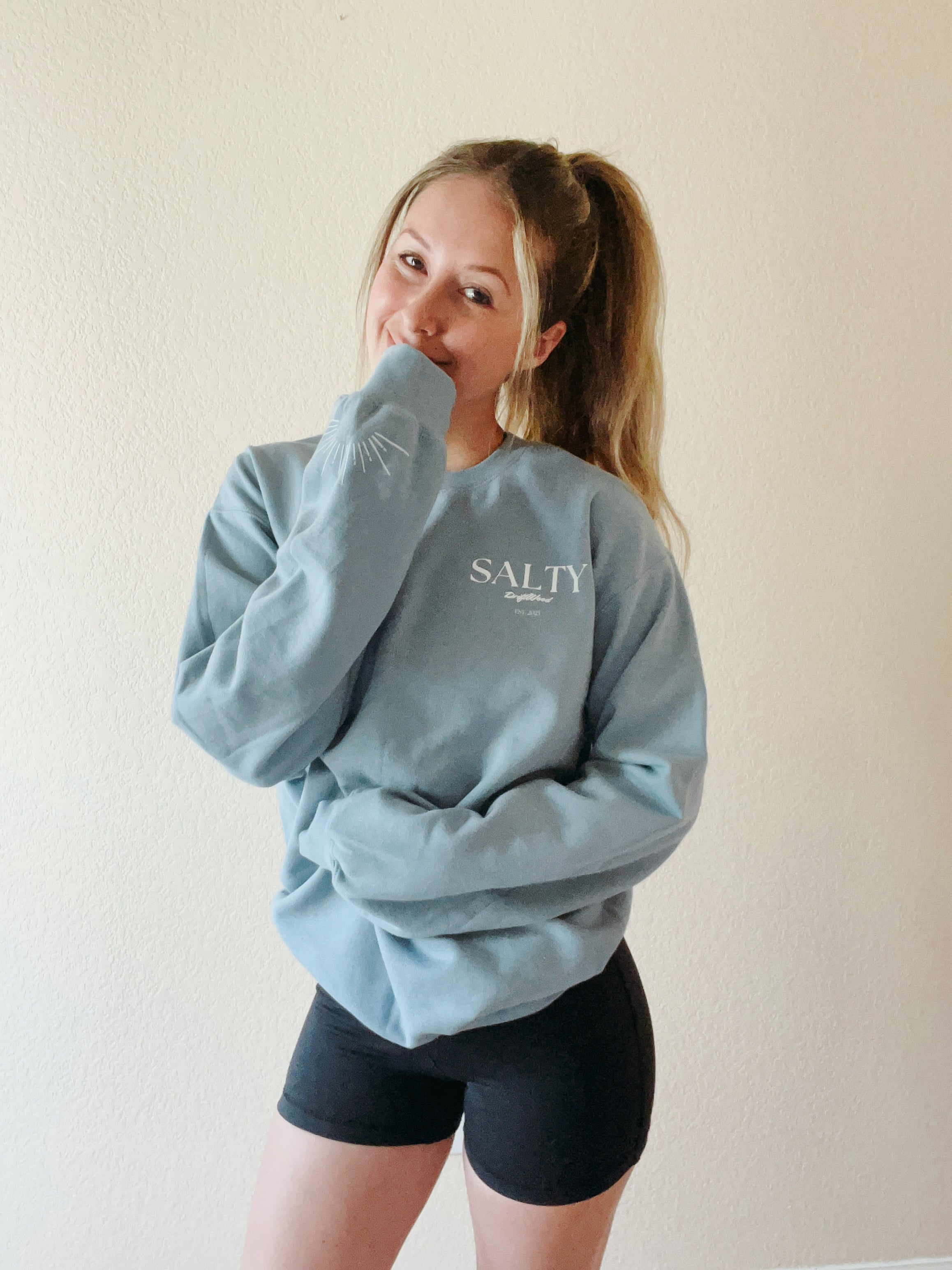 The Salty CrewNeck 2.0 Coastal Blue
