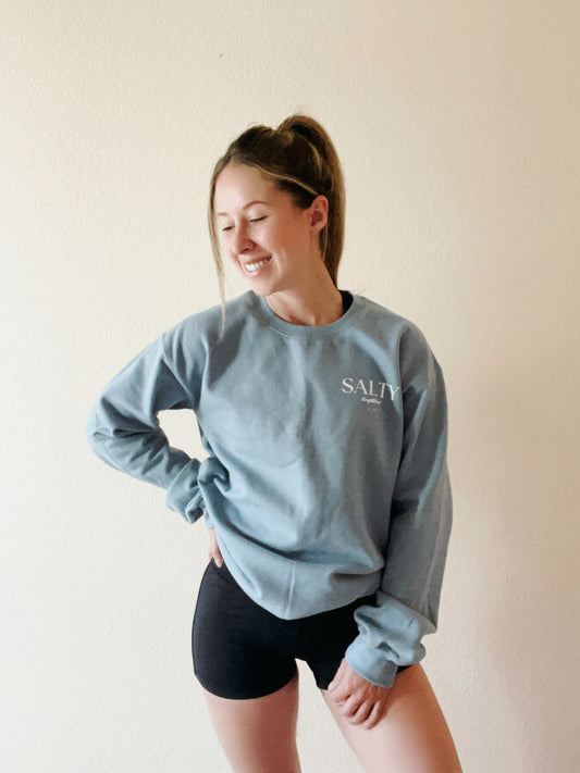 The Salty CrewNeck 2.0 Coastal Blue