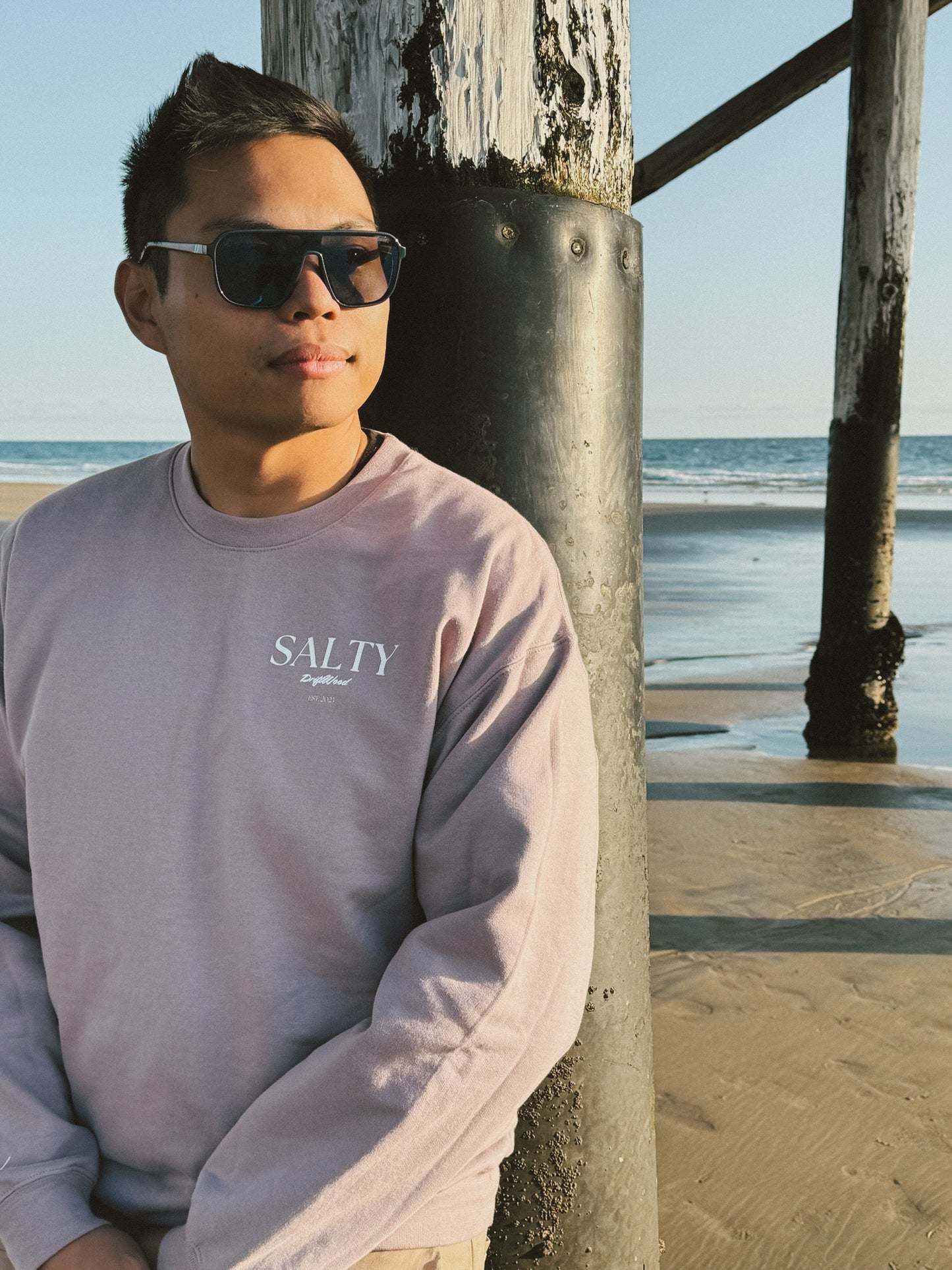 The Salty CrewNeck 2.0 Dusty Iris