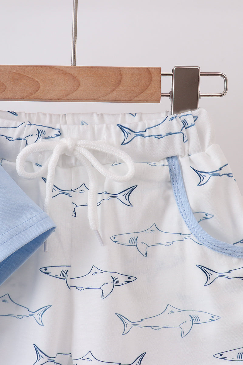 The Surfside Shark Print Set