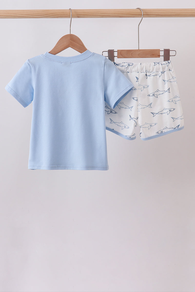 The Surfside Shark Print Set
